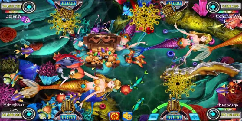 Bắn cá ăn tiền thu hút hàng triệu game thủ tham gia