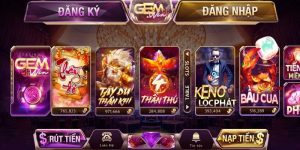 Cổng game uy tín GEMWIN tự hào sở hữu bộ sưu tập game Slots nổ hũ khủng