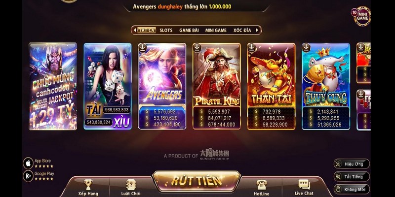 Bet thủ cũng dễ dàng tìm thấy những trò chơi yêu thích ở cổng game