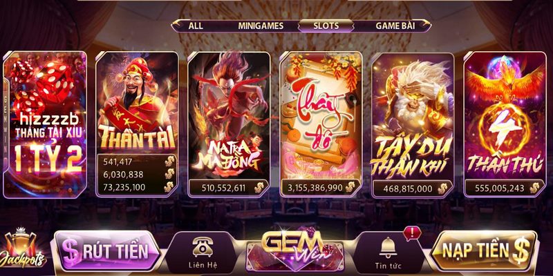 Sảnh slot – nổ hũ là một trong những điểm đến giải trí hấp dẫn