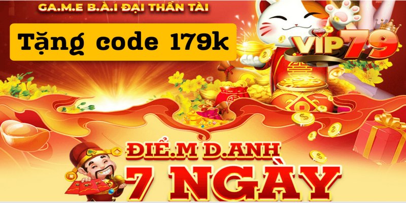 Khuyến mãi VIP79 tặng giftcode cho hội viên mới đăng ký tài khoản 